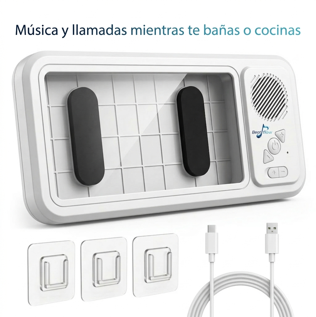 Altavoz de Ducha Bluetooth | BeatFlow™
