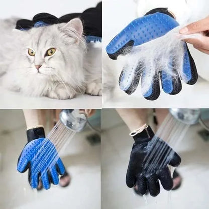 Guante de Goma Removedor de Pelo para Mascotas